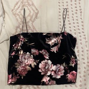 Floral crop top